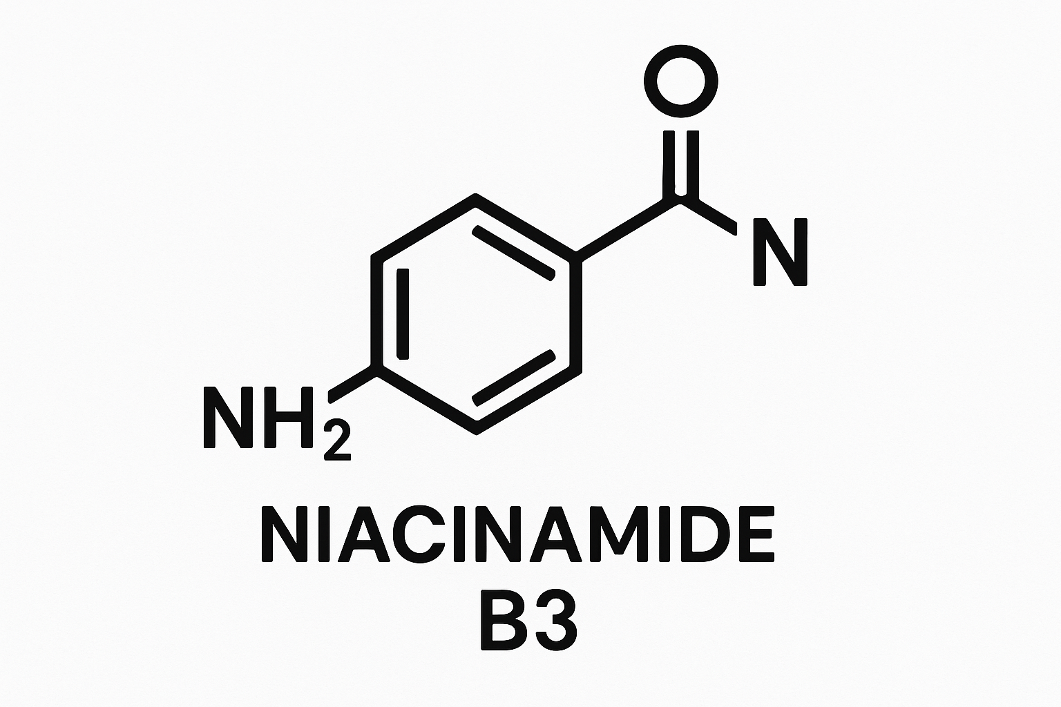 Donne moi une icône professionnelle du Niacinamide (Vit. B3)